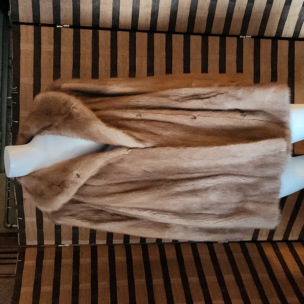 Mink fur coat